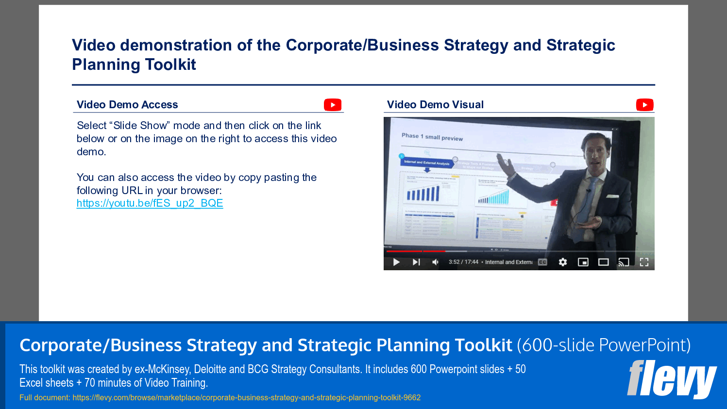 Corporate/Business Strategy and Strategic Planning Toolkit (28-slide PPT PowerPoint presentation slide deck (PPTX)) Preview Image
