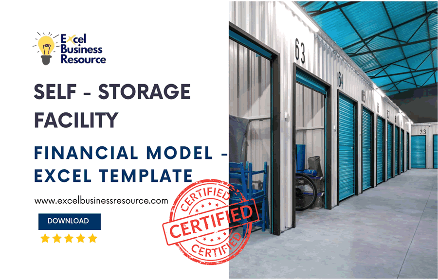 Ready To Use Self Storage Facility Financial Model Template (Excel template (XLSX)) Preview Image