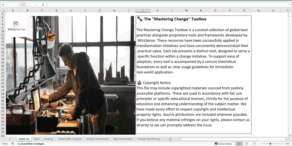 Mastering Change Toolbox (Excel template (XLSX)) Preview Image