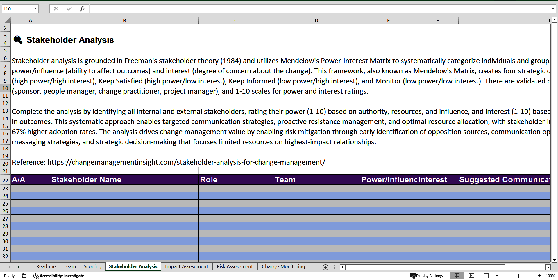 Mastering Change Toolbox (Excel template (XLSX)) Preview Image