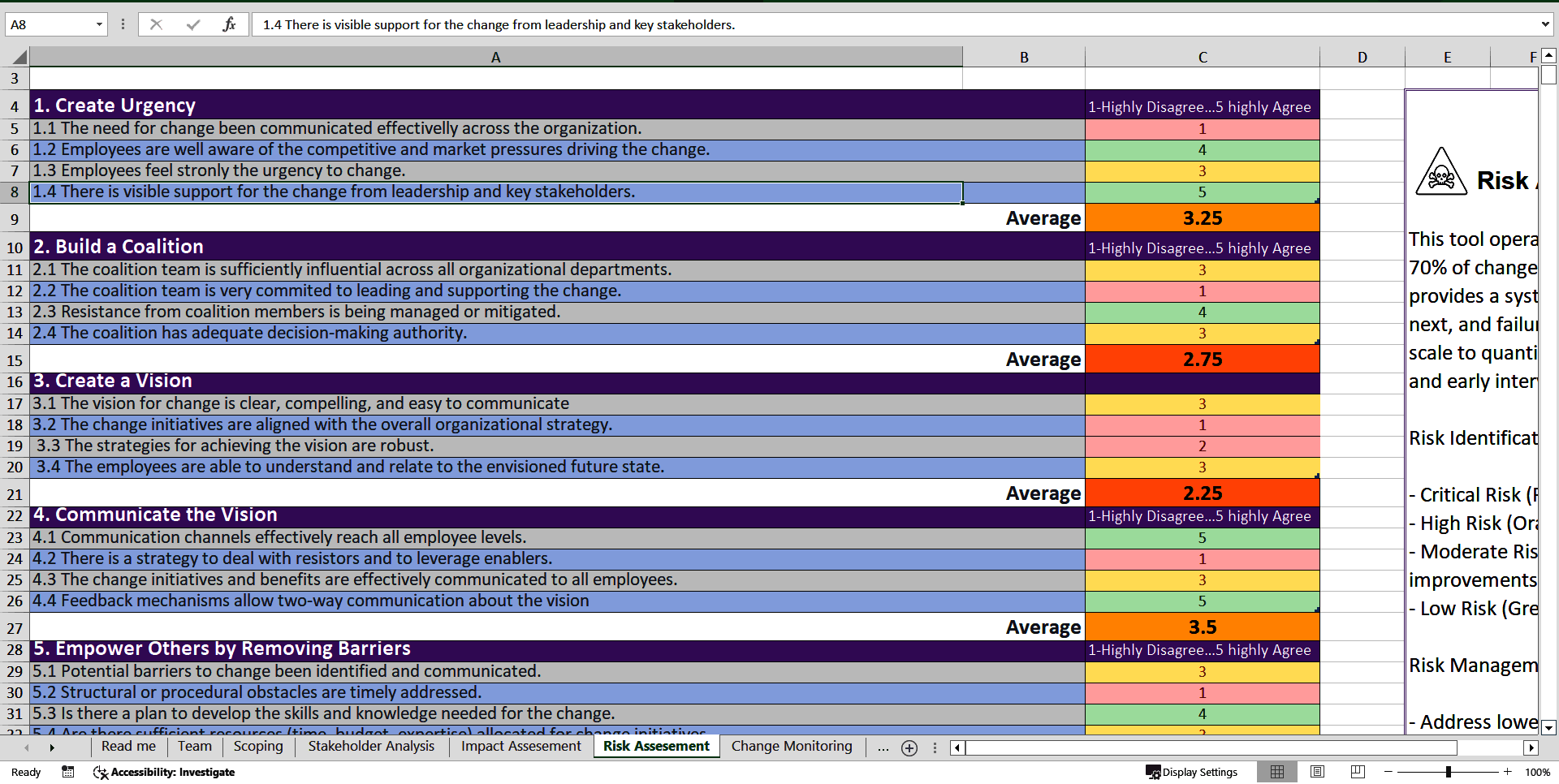 Mastering Change Toolbox (Excel template (XLSX)) Preview Image