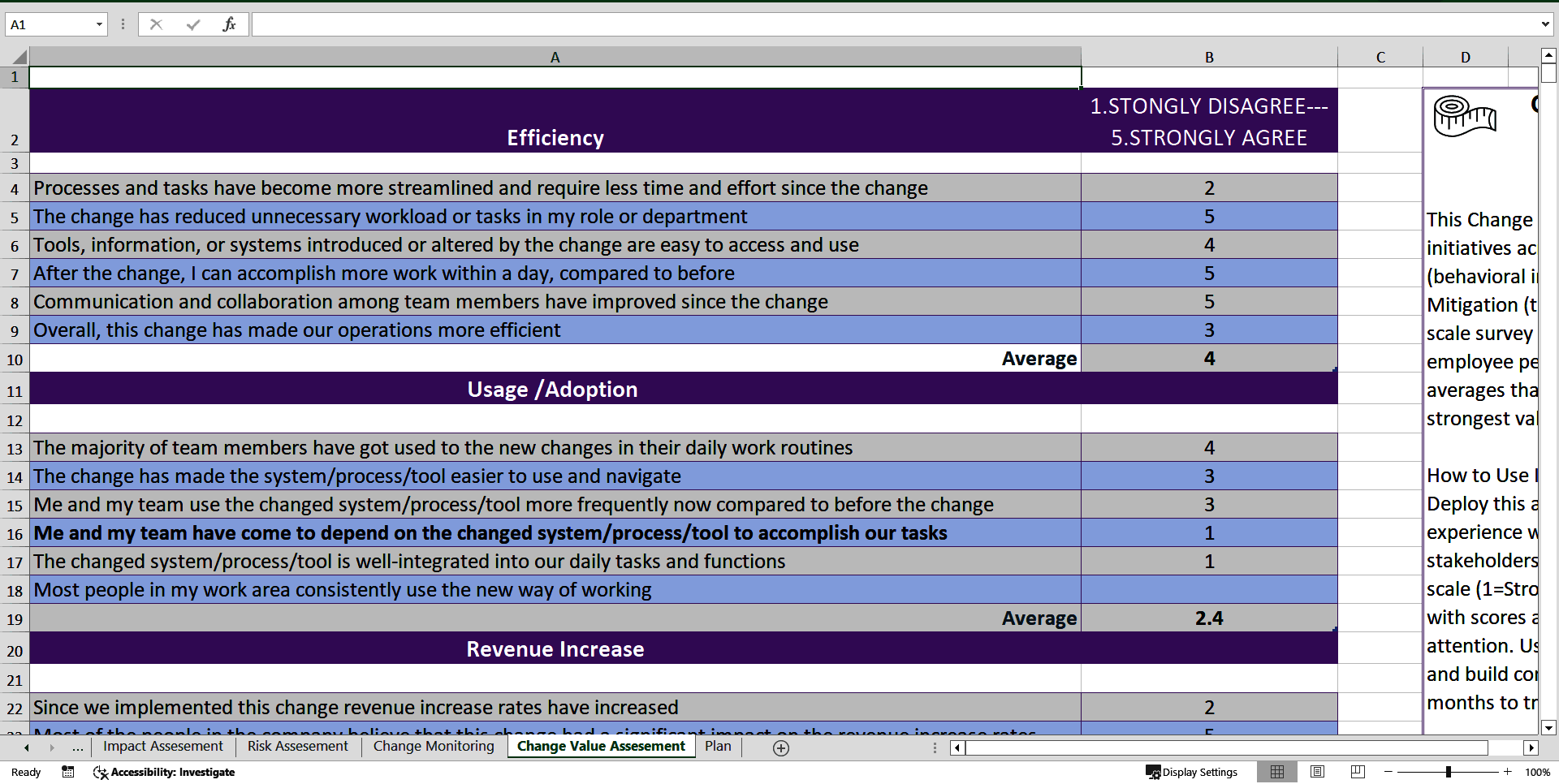 Mastering Change Toolbox (Excel template (XLSX)) Preview Image