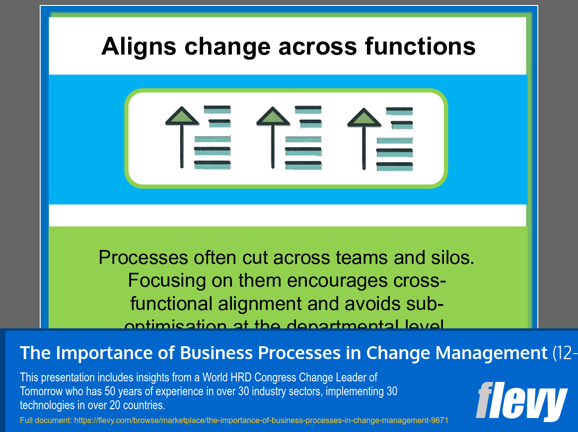 The Importance of Business Processes in Change Management (12-slide PPT PowerPoint presentation slide deck (PPT)) Preview Image