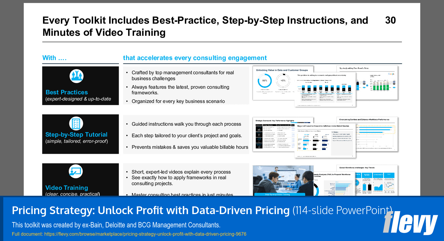 Pricing Strategy: Unlock Profit with Data-Driven Pricing (114-slide PPT PowerPoint presentation slide deck (PPTX)) Preview Image