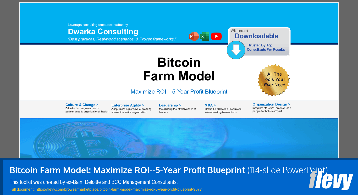 Bitcoin Farm Model: Maximize ROI 5-Year Profit Blueprint (114-slide PPT PowerPoint presentation slide deck (PPTX)) Preview Image