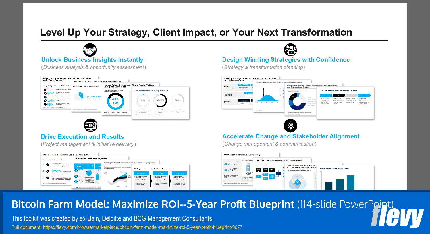 Bitcoin Farm Model: Maximize ROI 5-Year Profit Blueprint (114-slide PPT PowerPoint presentation slide deck (PPTX)) Preview Image