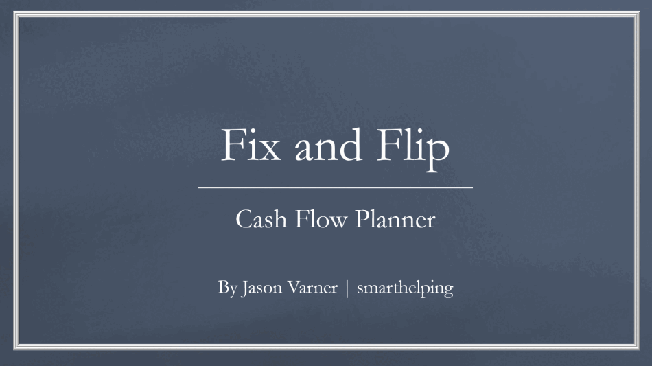 10-Year Fix and Flip Cash Flow Planning Tool (Excel template (XLSX)) Preview Image