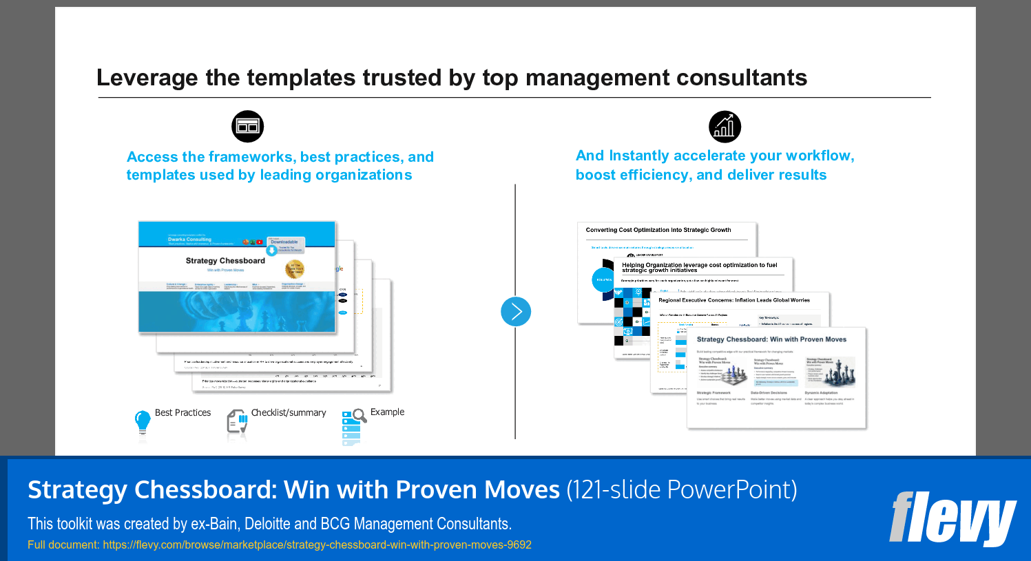 Strategy Chessboard: Win with Proven Moves (121-slide PPT PowerPoint presentation slide deck (PPTX)) Preview Image