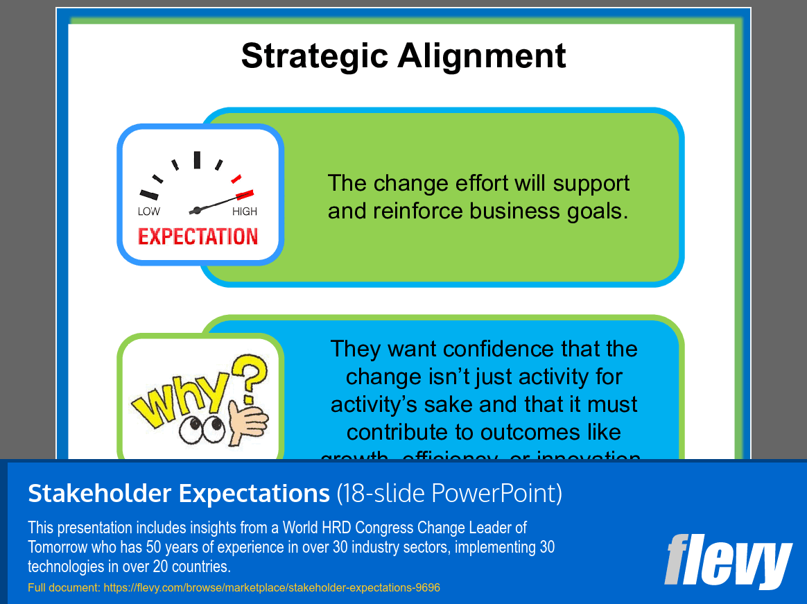 Stakeholder Expectations (18-slide PPT PowerPoint presentation slide deck (PPT)) Preview Image