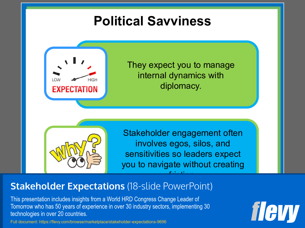 Stakeholder Expectations (18-slide PPT PowerPoint presentation slide deck (PPT)) Preview Image
