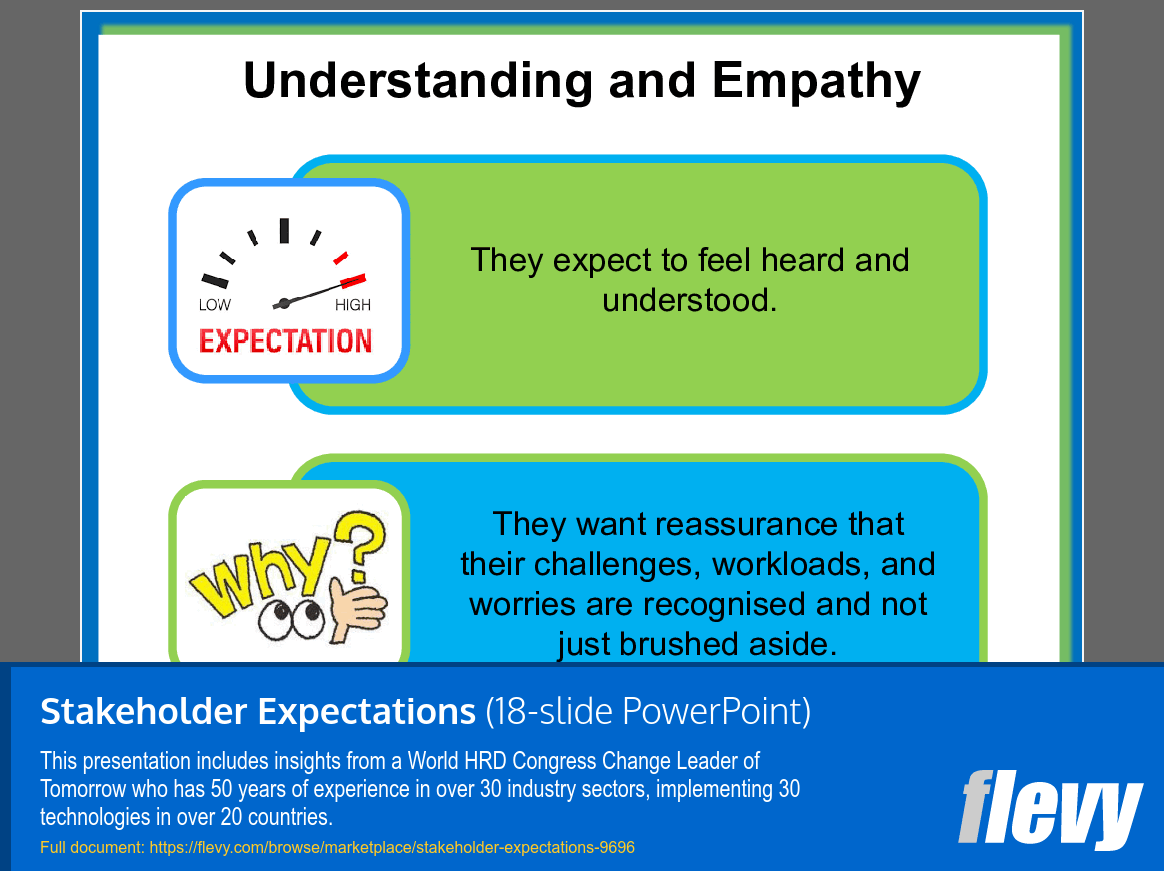 Stakeholder Expectations (18-slide PPT PowerPoint presentation slide deck (PPT)) Preview Image
