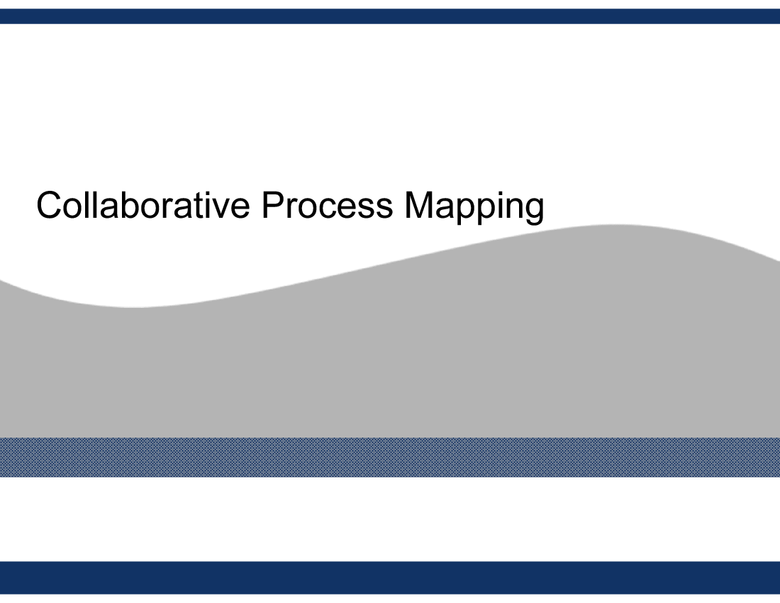 Collaborative Process Mapping (24-slide PowerPoint presentation (PPT)) Preview Image