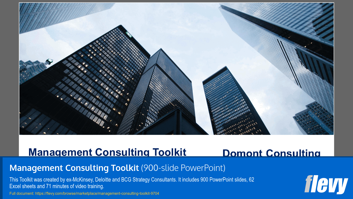Management Consulting Toolkit (900-slide PPT PowerPoint presentation slide deck (PPTX)) Preview Image
