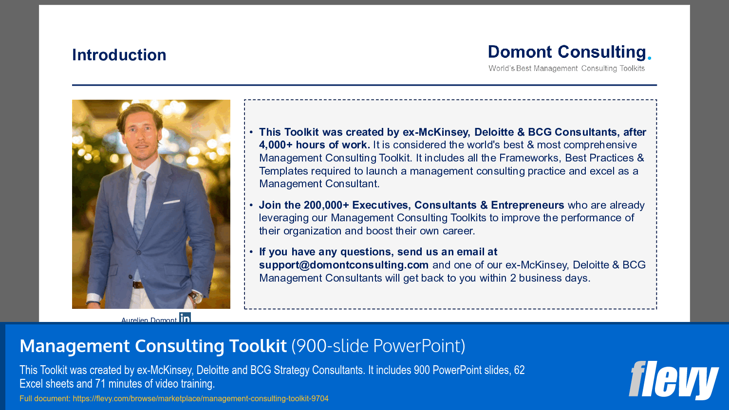 Management Consulting Toolkit (900-slide PPT PowerPoint presentation slide deck (PPTX)) Preview Image