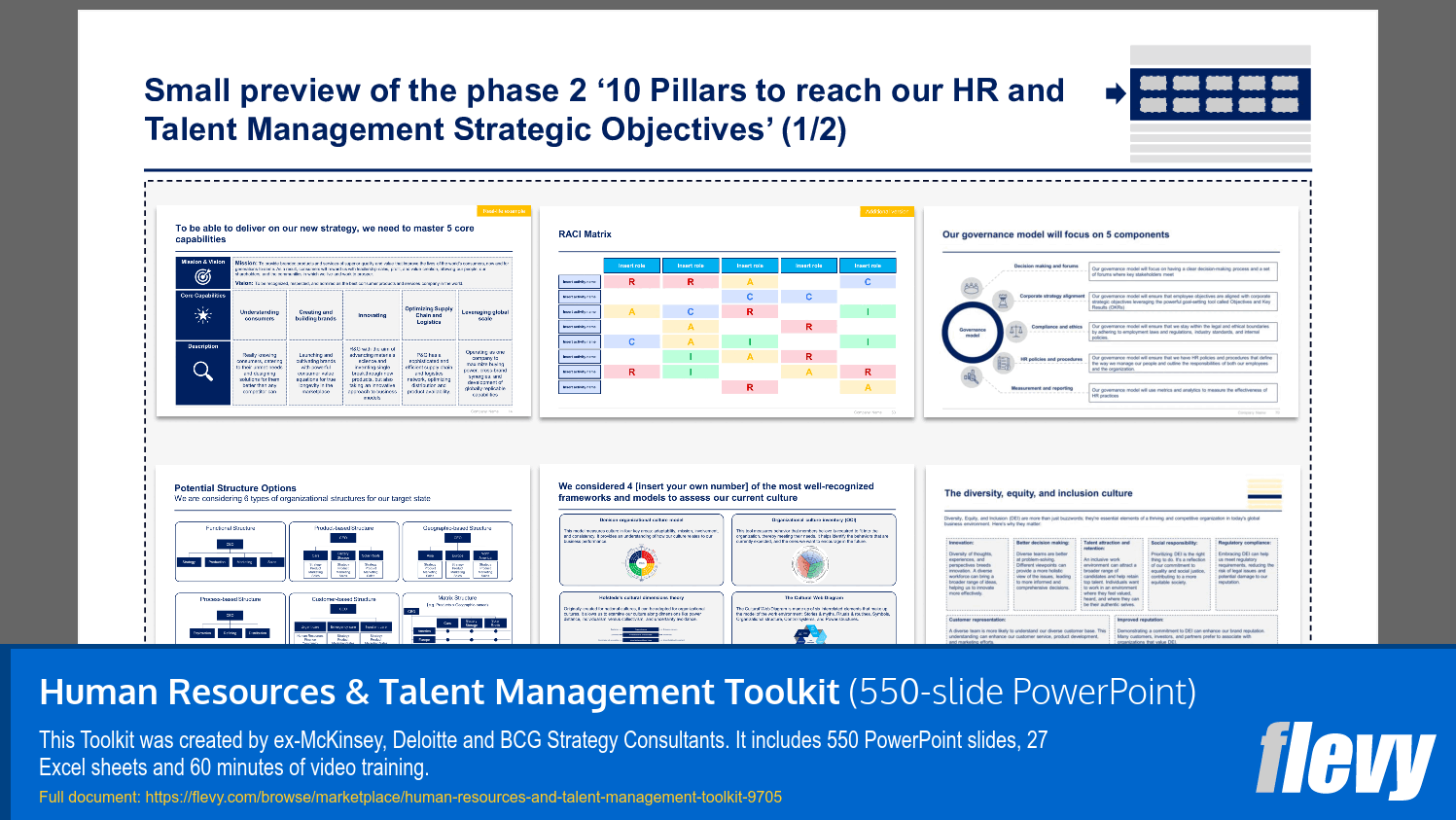 Detailed Overview of HR and Talent Management Strategic Pillars