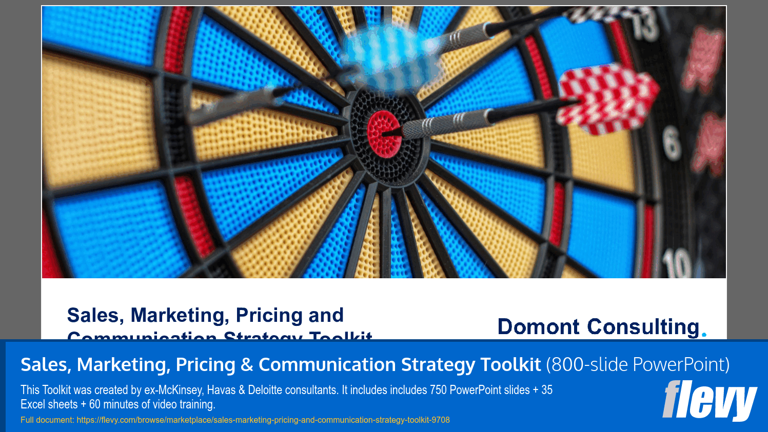 Sales, Marketing, Pricing & Communication Strategy Toolkit (800-slide PPT PowerPoint presentation slide deck (PPTX)) Preview Image