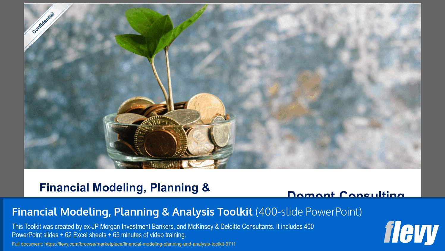 Financial Modeling, Planning & Analysis Toolkit (400-slide PPT PowerPoint presentation slide deck (PPTX)) Preview Image
