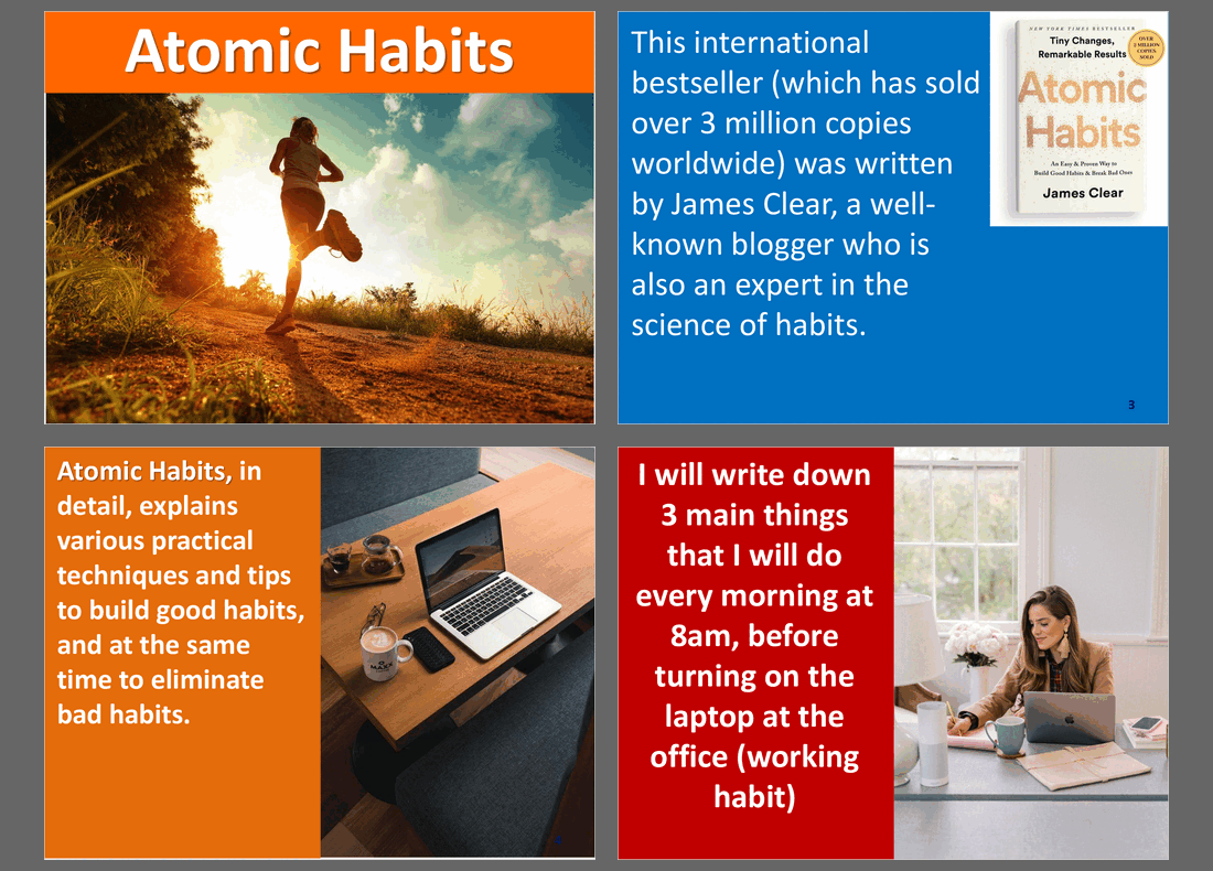 The Power of Atomic Habits Book Summary (36-slide PPT PowerPoint presentation slide deck (PPTX)) Preview Image