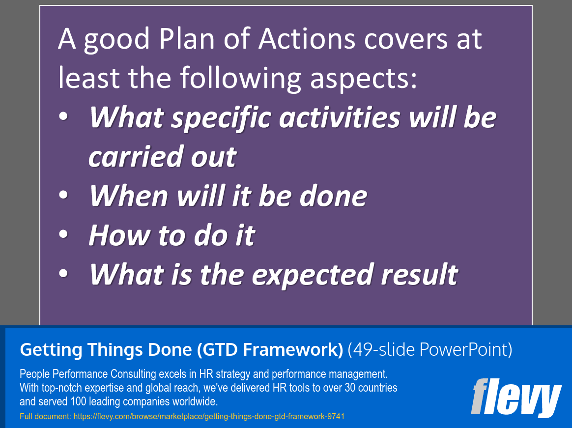 Getting Things Done (GTD Framework) (49-slide PPT PowerPoint presentation slide deck (PPTX)) Preview Image