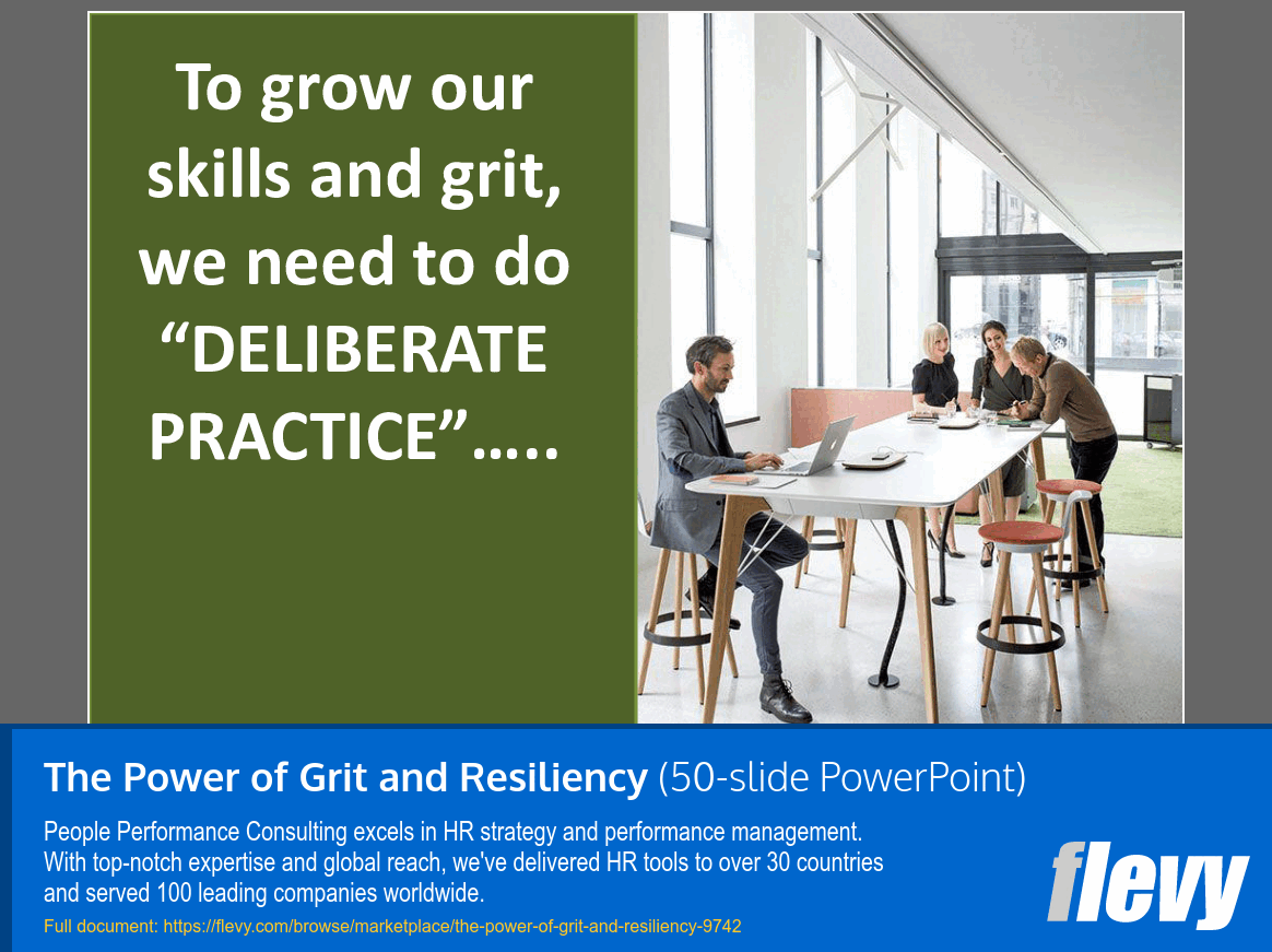 The Power of Grit and Resiliency Book Summary (50-slide PPT PowerPoint presentation slide deck (PPTX)) Preview Image