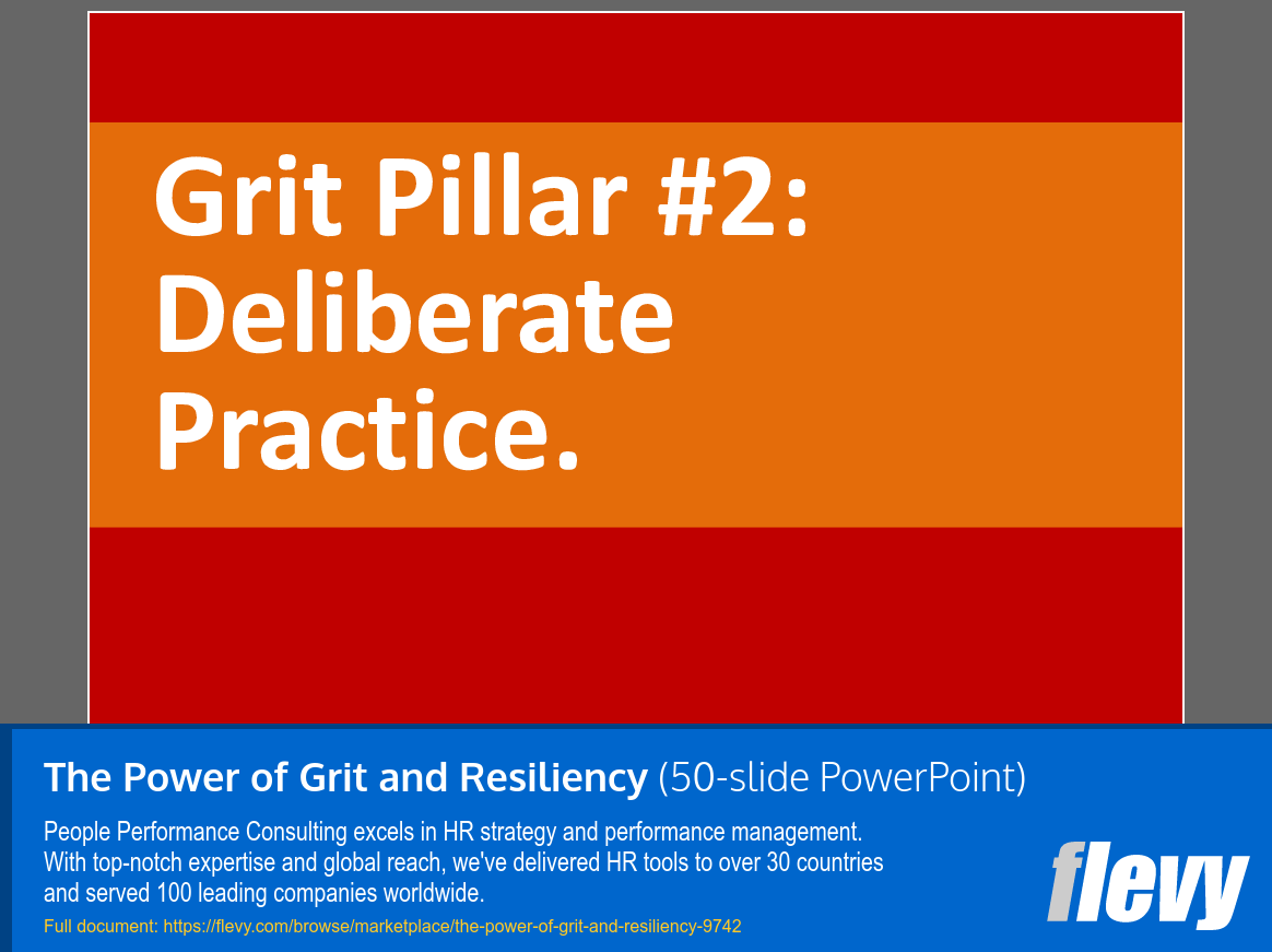 The Power of Grit and Resiliency Book Summary (50-slide PPT PowerPoint presentation slide deck (PPTX)) Preview Image