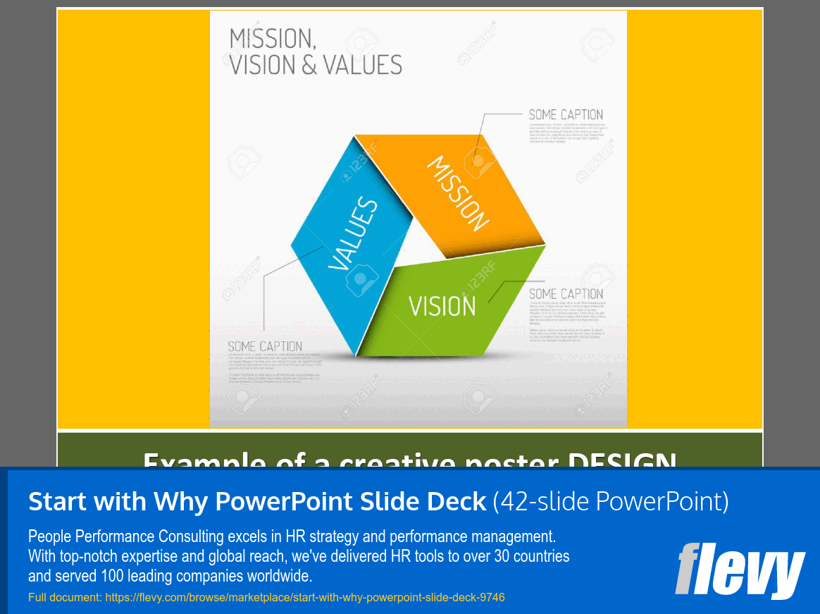 Start with Why Book Summary (42-slide PPT PowerPoint presentation slide deck (PPTX)) Preview Image