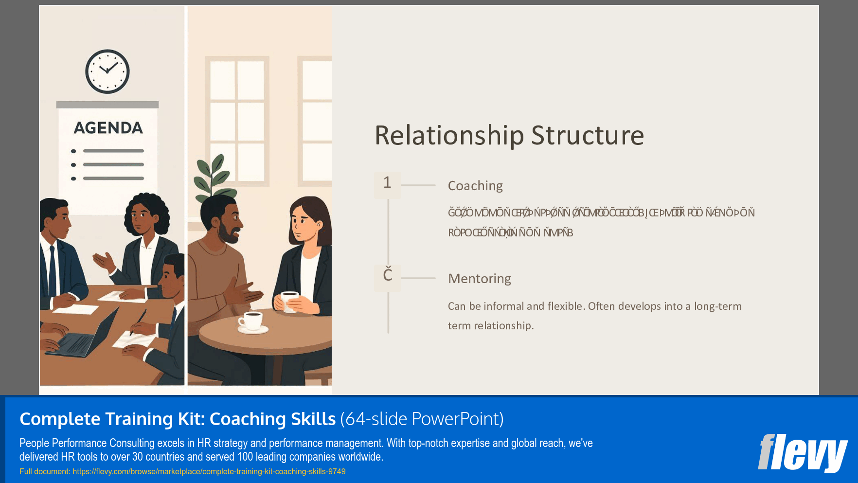 Complete Training Kit: Coaching Skills (64-slide PPT PowerPoint presentation slide deck (PPTX)) Preview Image
