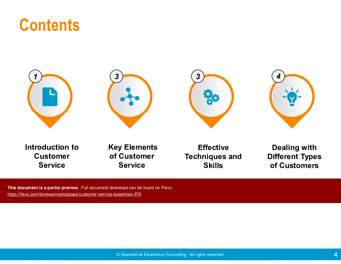 Customer Service Essentials (102-slide PowerPoint presentation (PPTX)) Preview Image
