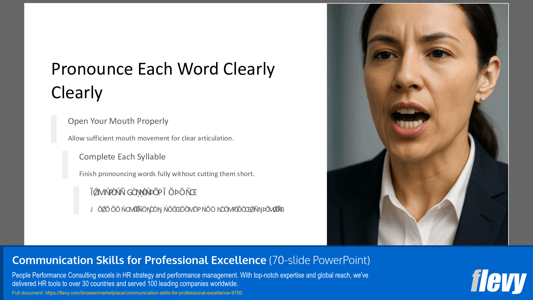 Communication Skills for Professional Excellence (70-slide PPT PowerPoint presentation slide deck (PPTX)) Preview Image
