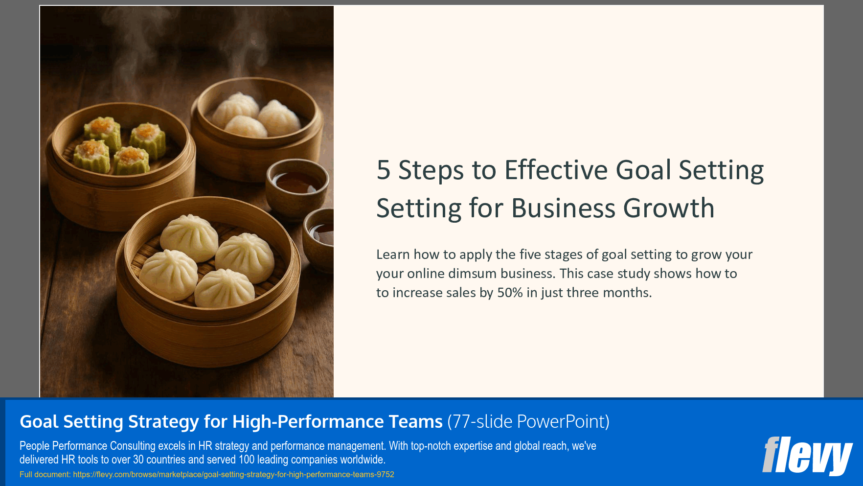 Goal Setting Strategy for High-Performance Teams (77-slide PPT PowerPoint presentation slide deck (PPTX)) Preview Image