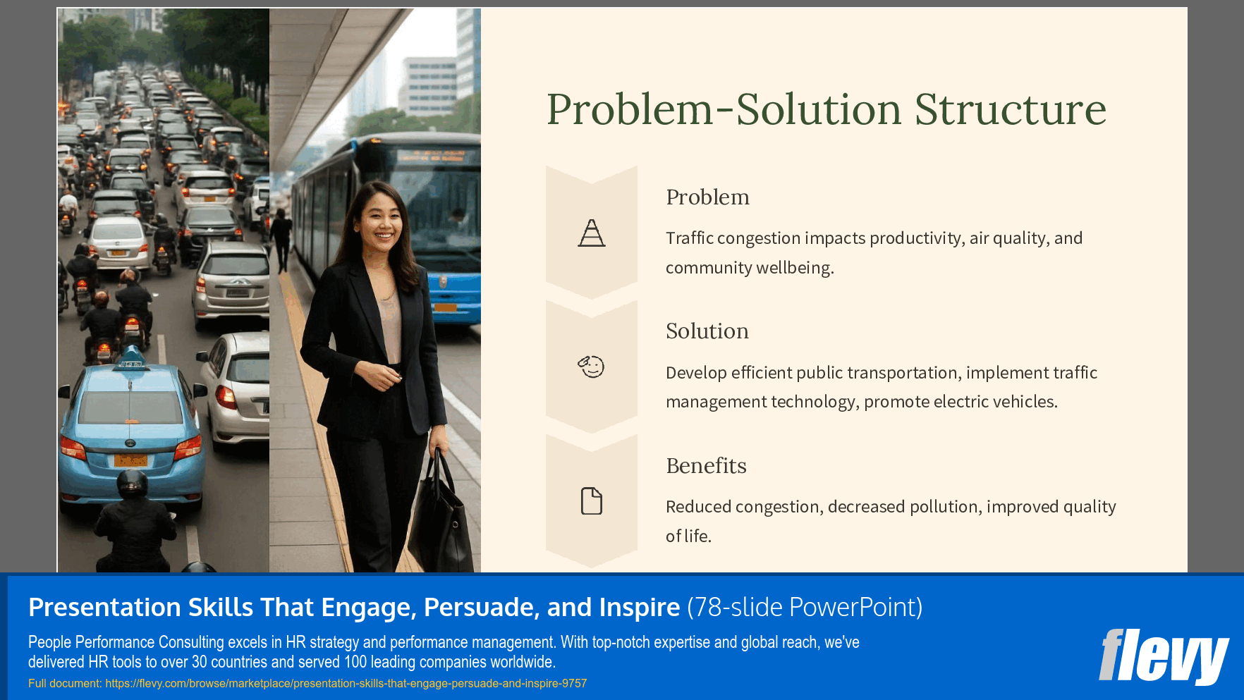 Presentation Skills That Engage, Persuade, and Inspire (78-slide PPT PowerPoint presentation slide deck (PPTX)) Preview Image