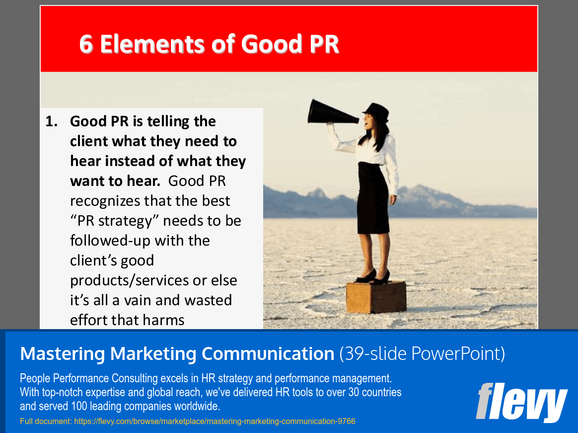 Mastering Marketing Communication (39-slide PPT PowerPoint presentation slide deck (PPTX)) Preview Image