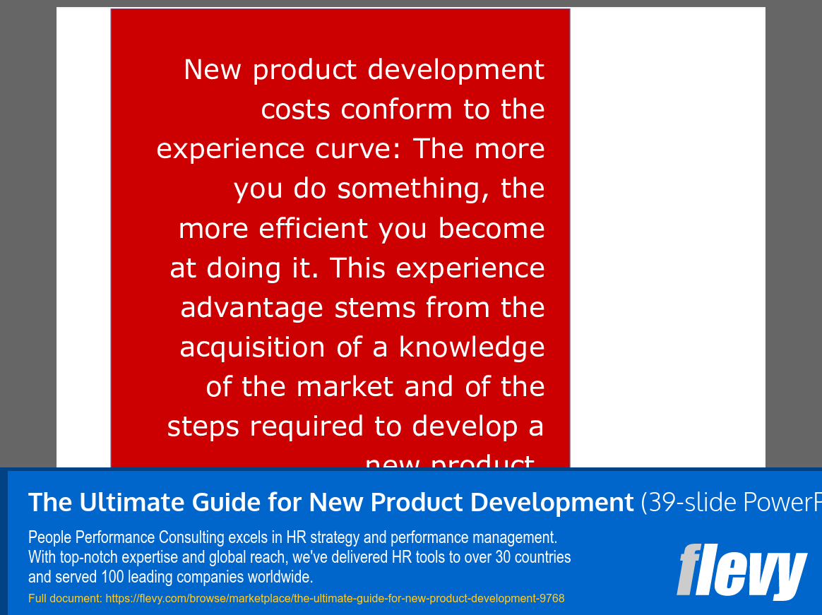 The Ultimate Guide for New Product Development (39-slide PPT PowerPoint presentation slide deck (PPTX)) Preview Image