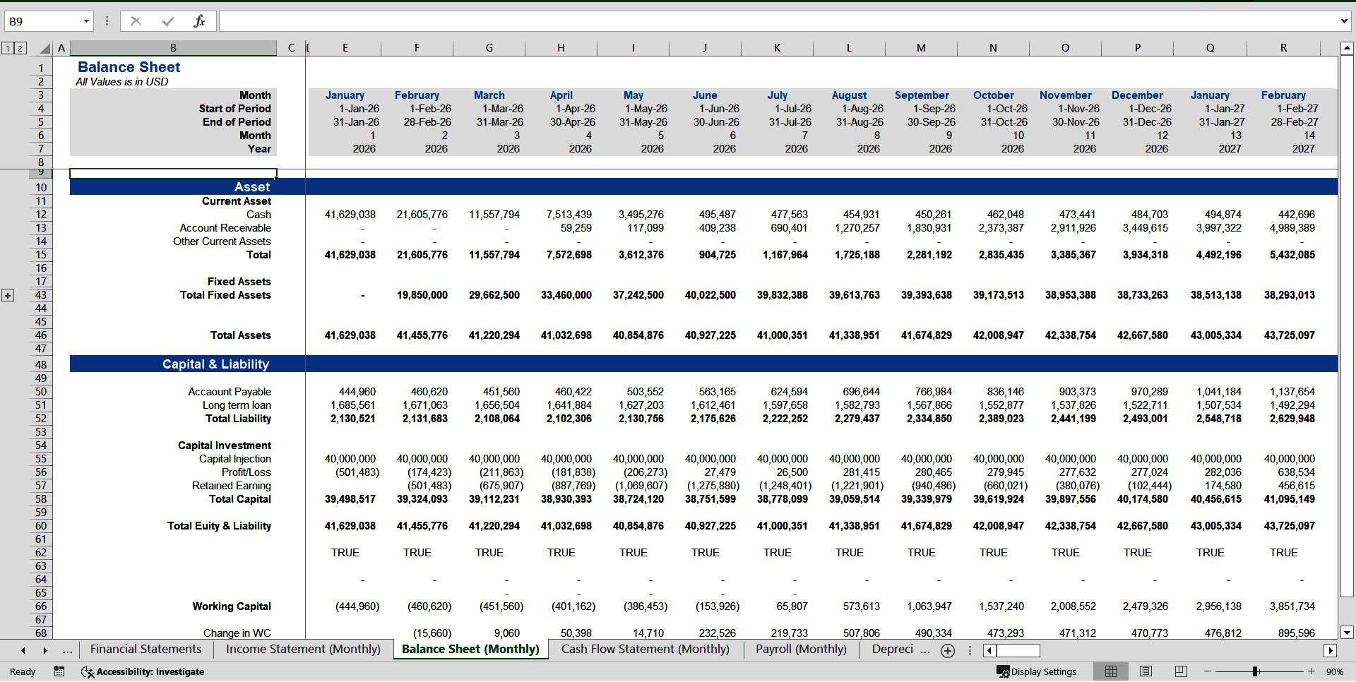 Energy Storage Revenue Projections Model (BESS) (Excel template (XLSX)) Preview Image