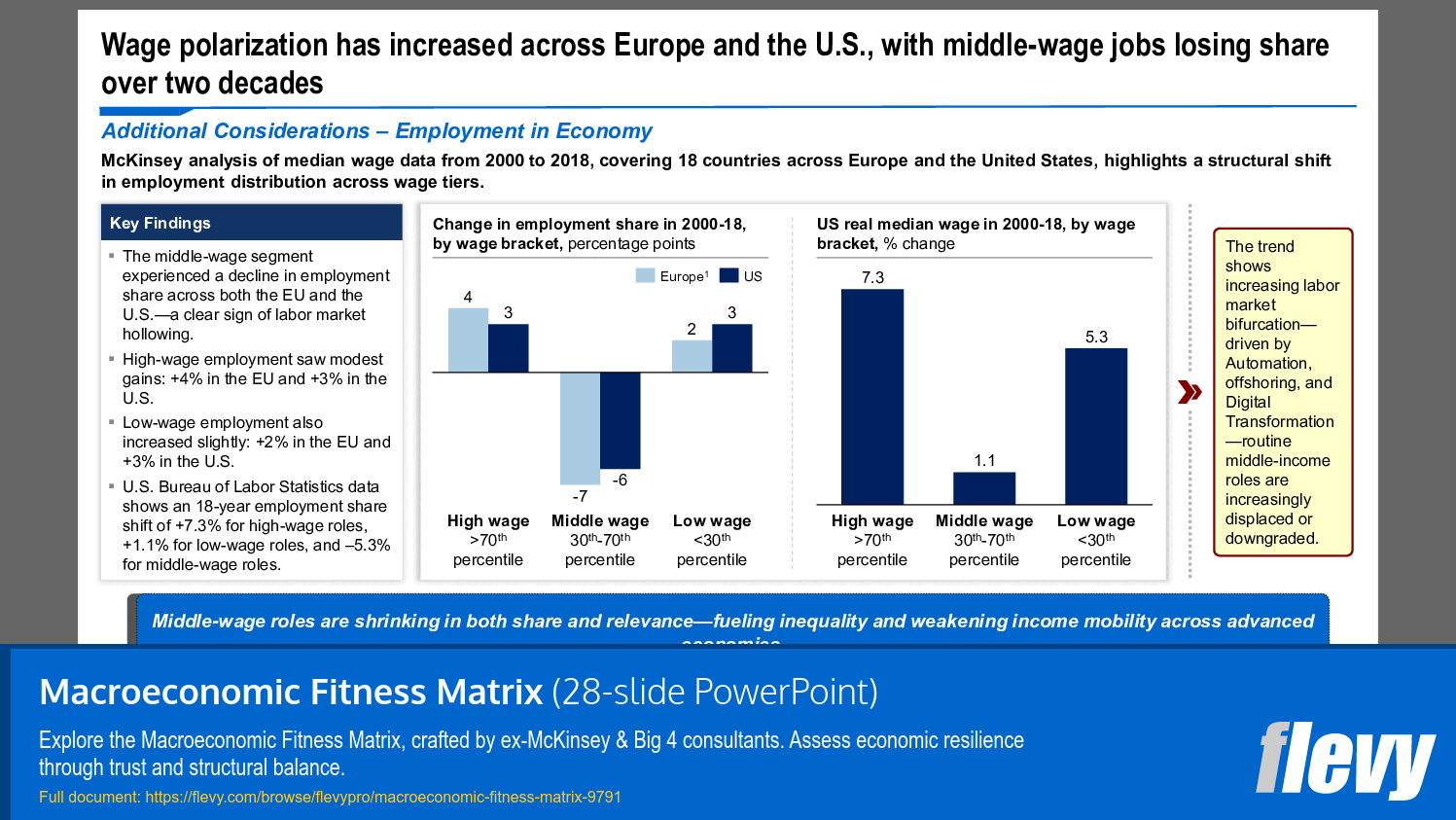 Macroeconomic Fitness Matrix (28-slide PPT PowerPoint presentation slide deck (PPTX)) Preview Image