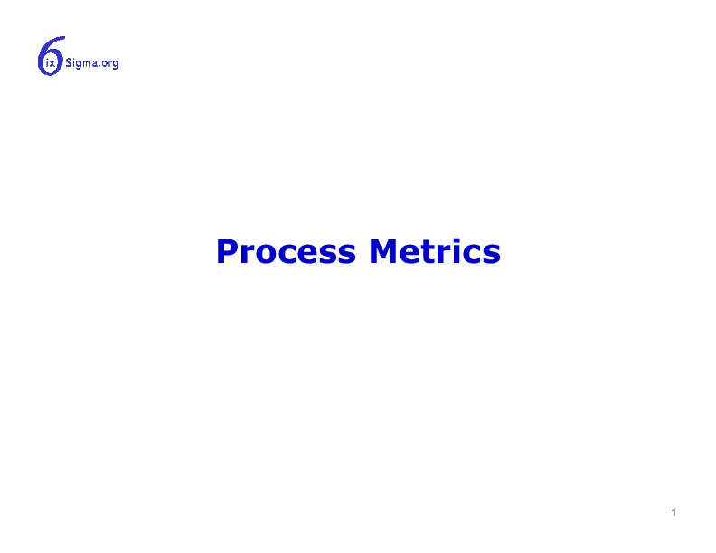 007_Process Metrics (41-slide PPT PowerPoint presentation (PPT)) Preview Image