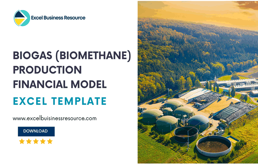 Waste-to-Energy Financial Model (Biogas) Excel Template (Excel template (XLSX)) Preview Image