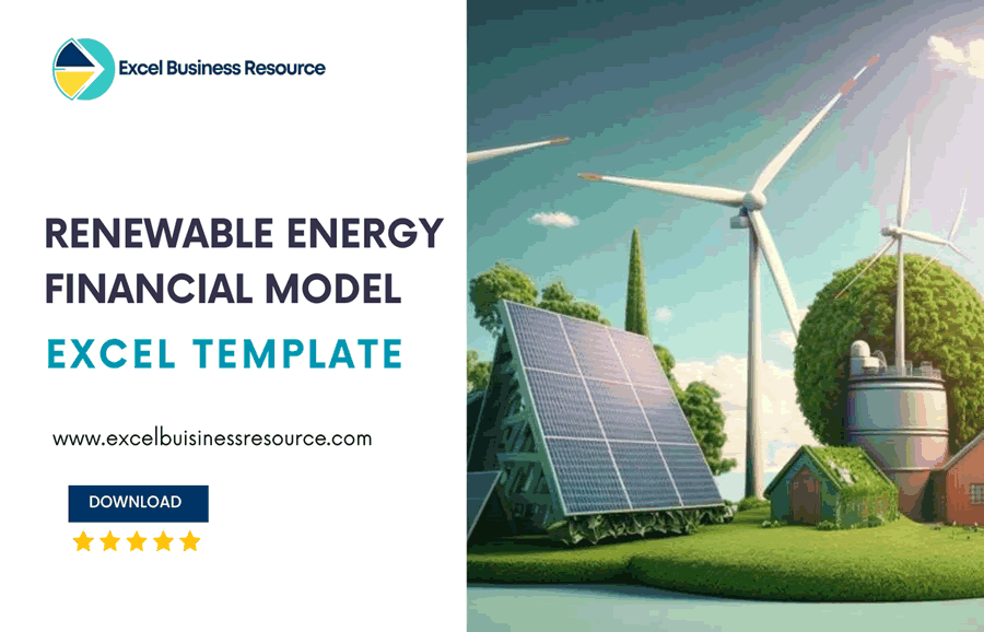 Renewable Energy Financial Model (Excel template (XLSX)) Preview Image