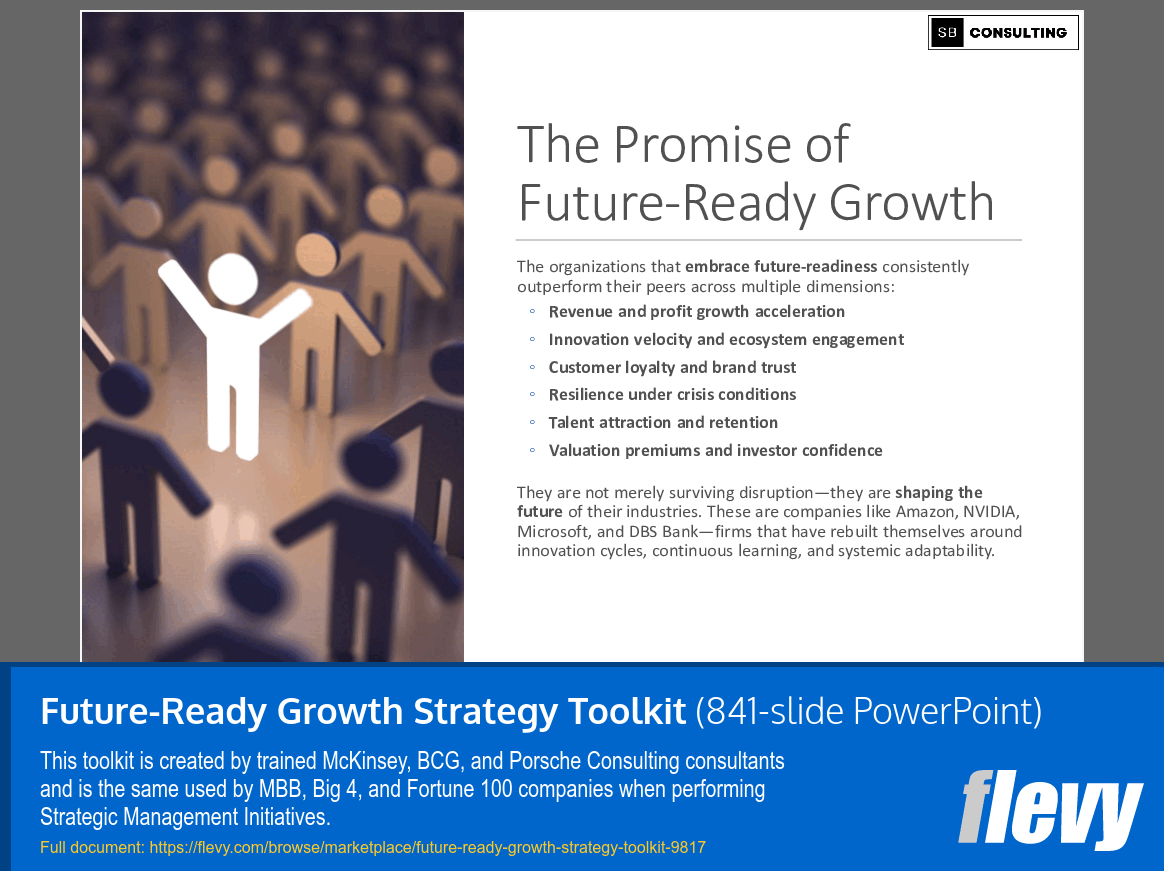 Future-Ready Growth Strategy Toolkit (841-slide PPT PowerPoint presentation slide deck (PPTX)) Preview Image