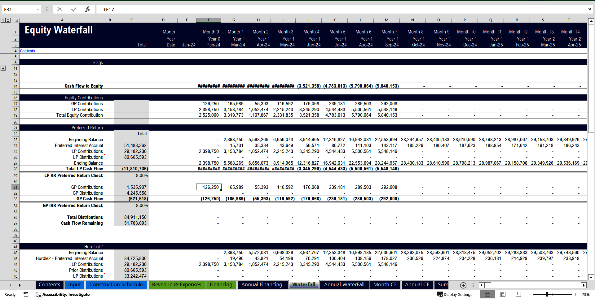 Data Center (Co-Location) Development Model Pro-forma - 20 Year (Excel template (XLSM)) Preview Image