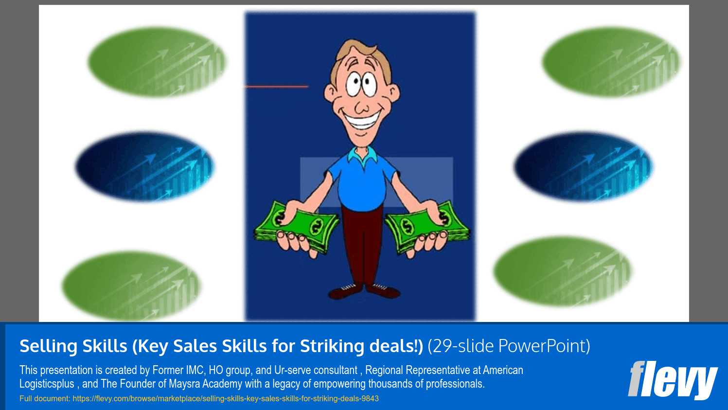 Selling Skills (Key Sales Skills for Striking Deals) (29-slide PPT PowerPoint presentation slide deck (PPTX)) Preview Image