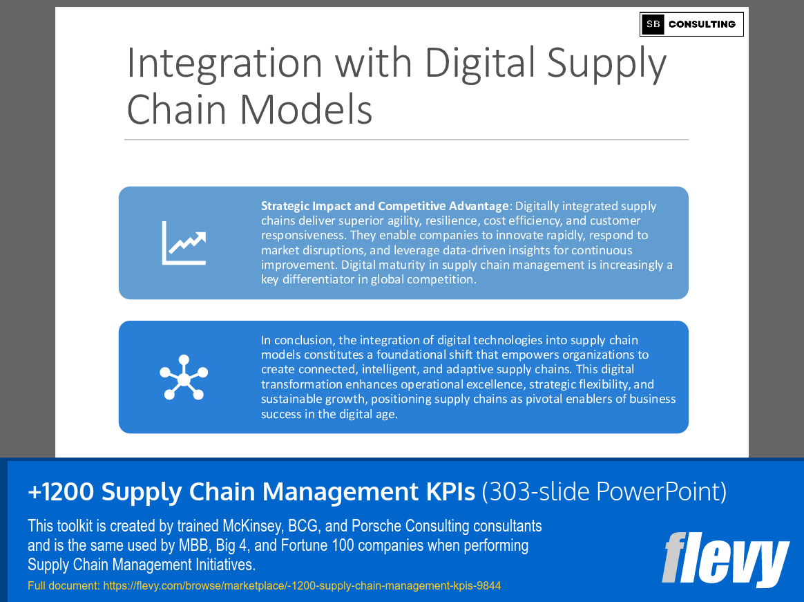 +1200 Supply Chain Management KPIs (303-slide PPT PowerPoint presentation slide deck (PPTX)) Preview Image