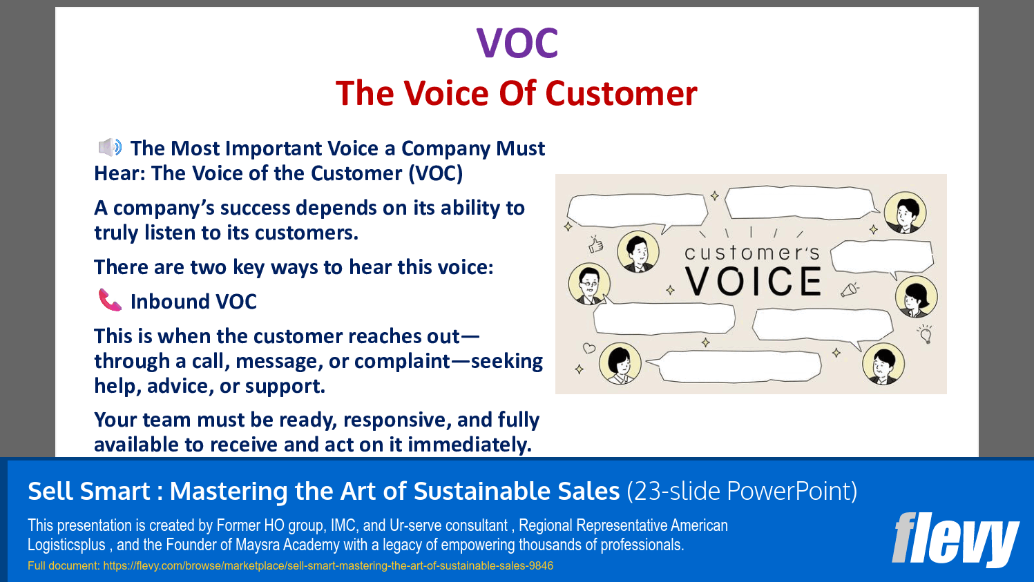 Sell Smart: Mastering the Art of Sustainable Sales (23-slide PPT PowerPoint presentation slide deck (PPTX)) Preview Image