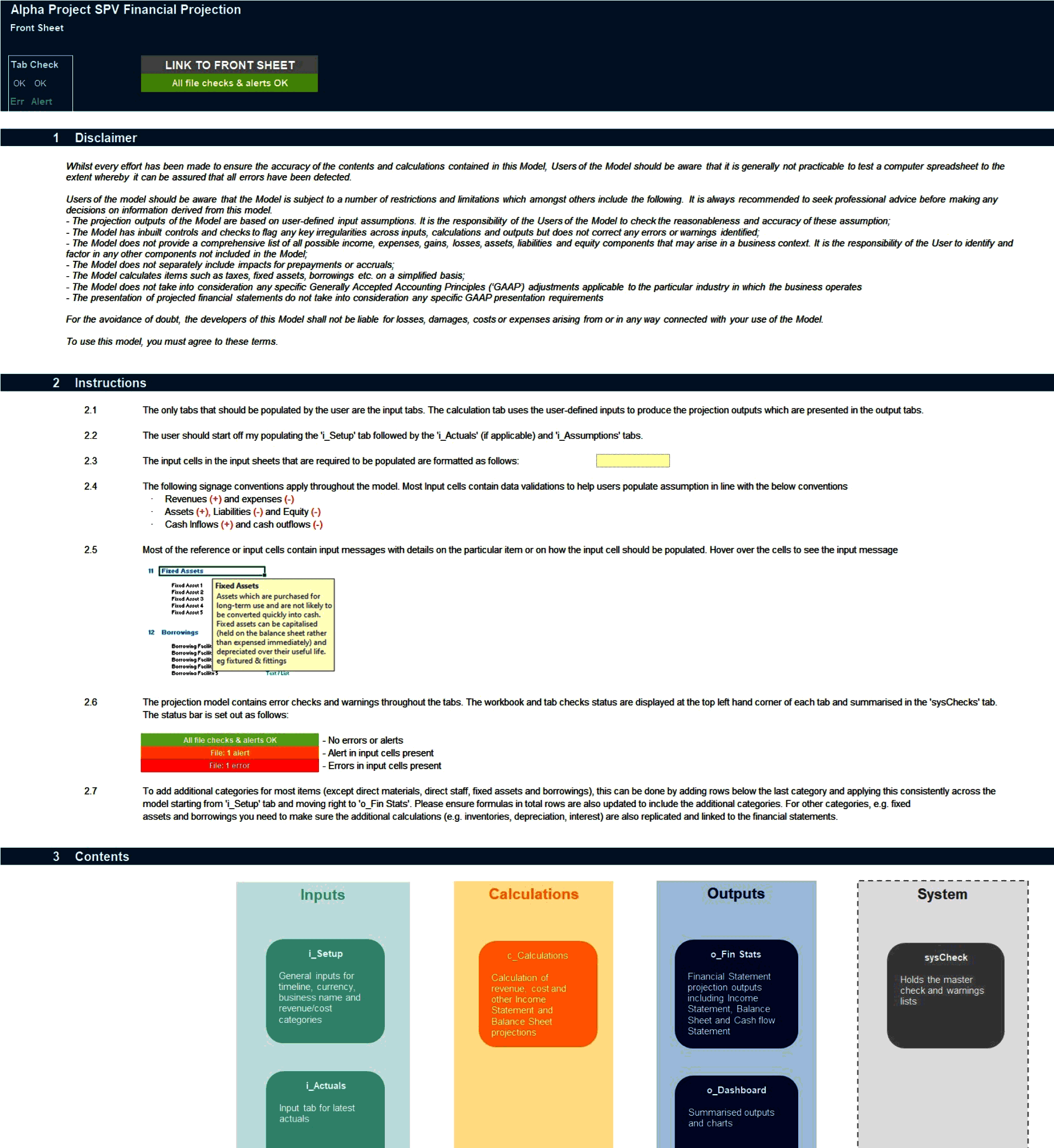 Project Finance Model for R&D (Excel template (XLSX)) Preview Image