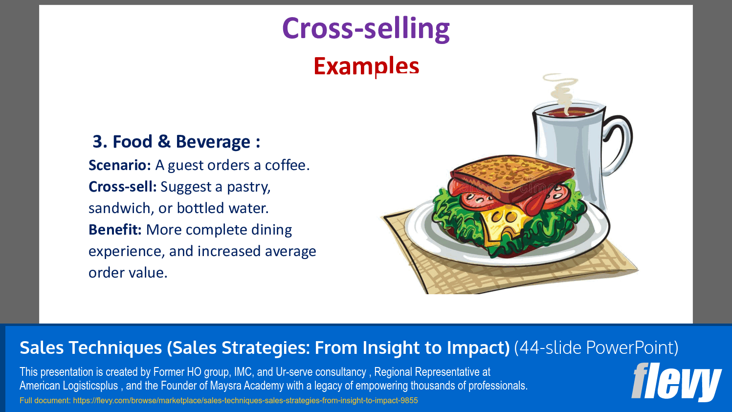 Sales Techniques (Sales Strategies: From Insight to Impact) (44-slide PPT PowerPoint presentation slide deck (PPTX)) Preview Image