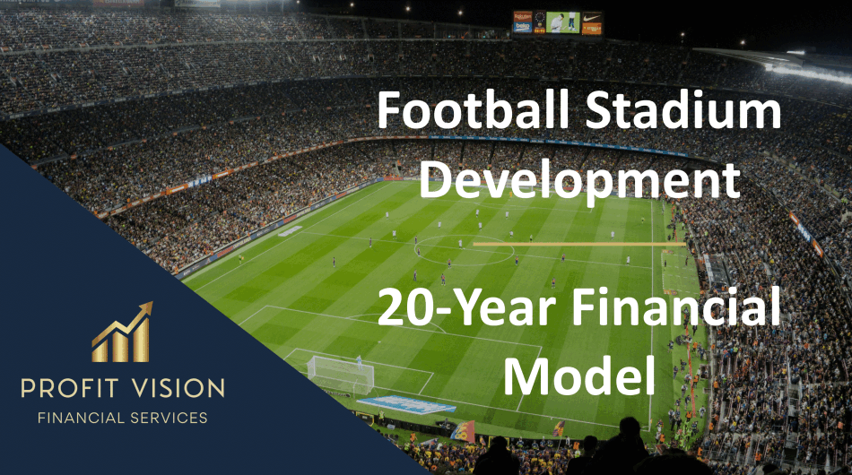 Football Stadium Development – 20 Year Financial Model (Excel template (XLSX)) Preview Image