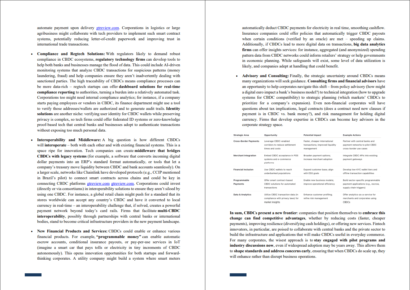 Central Banking Digital Currencies (CBDCs) (0-page PDF document) Preview Image