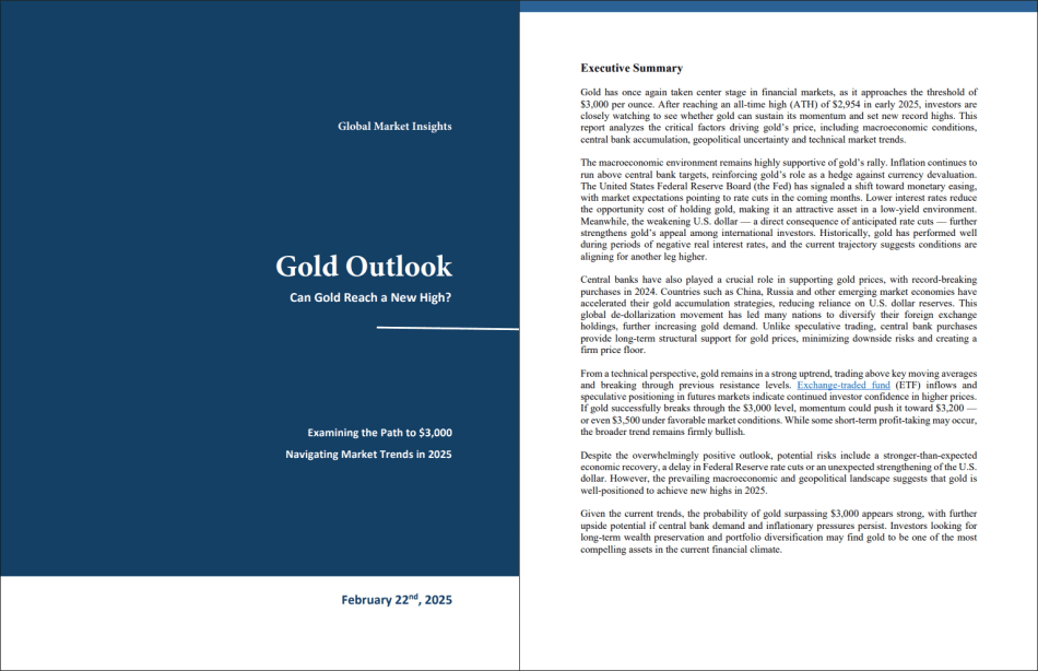 Gold Outlook 2025 (0-page PDF document) Preview Image