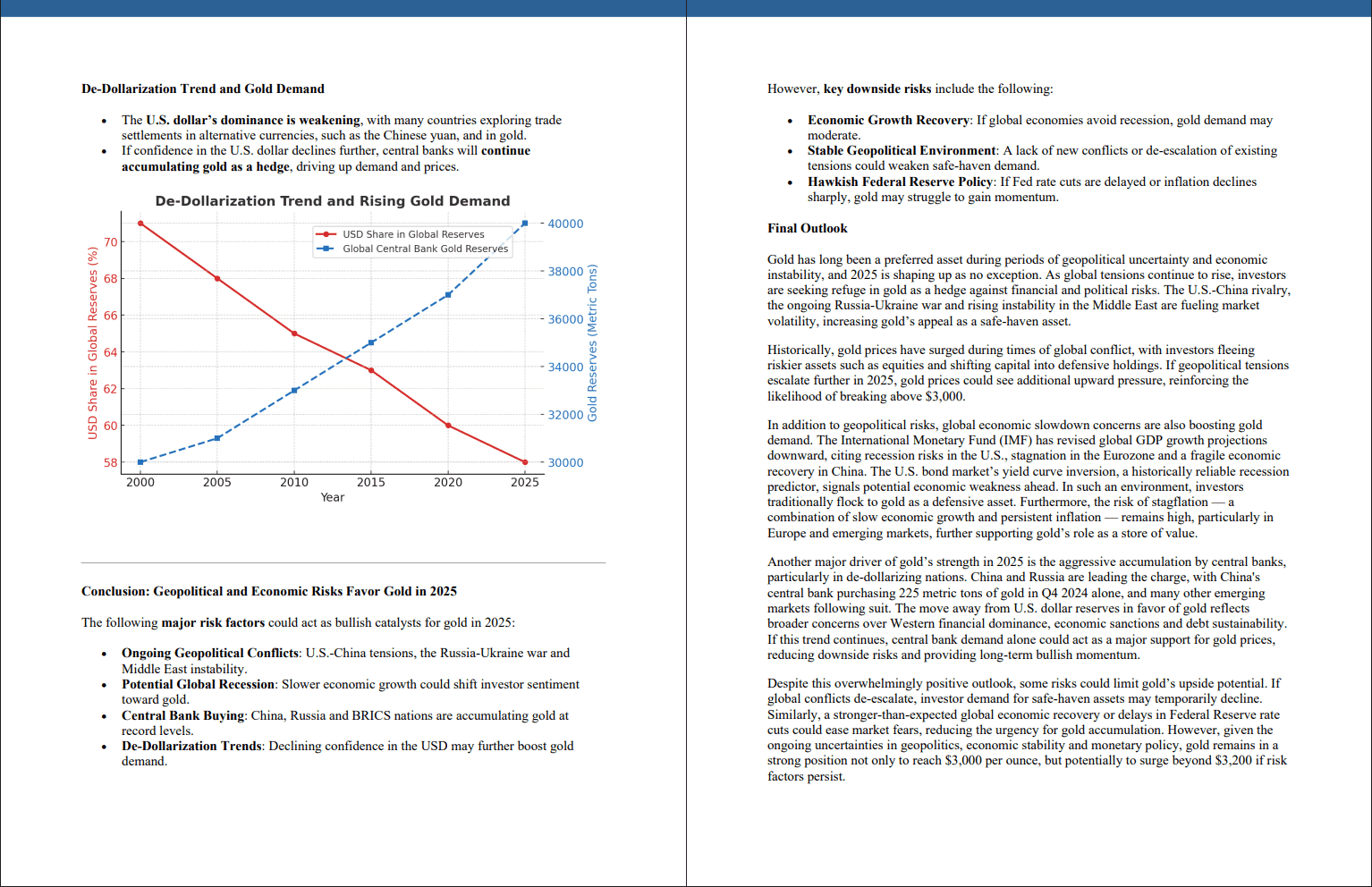 Gold Outlook 2025 (0-page PDF document) Preview Image