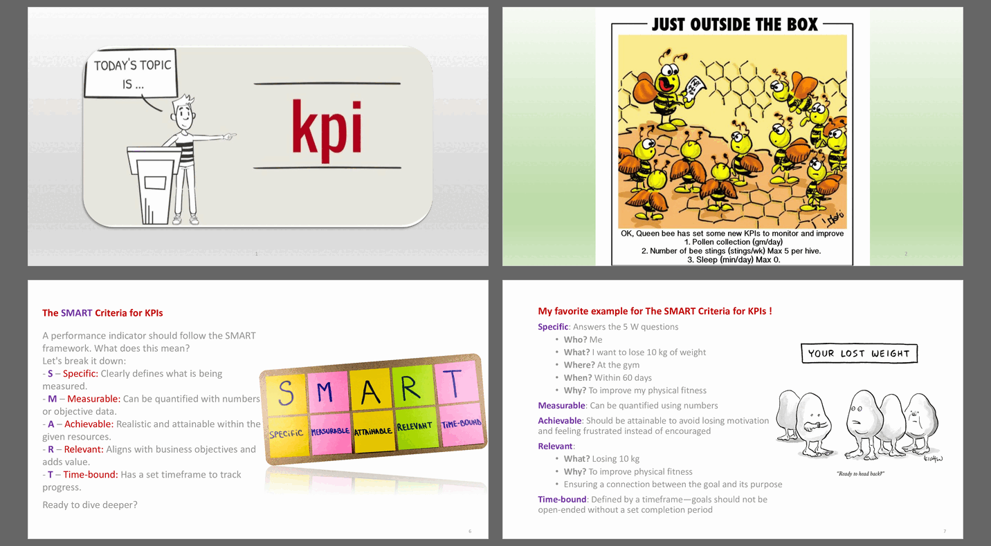 KPIs (Turning Metrics into Momentum) (18-slide PPT PowerPoint presentation slide deck (PPTX)) Preview Image